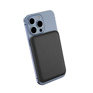 2024 Nieuwe Magnetische Power Bank Externe Acculader Ultra Slanke Draadloze Powerbanks Voor Iphone 13