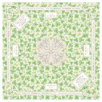 31.5x31.5" Alas Mahjong & Poker Kulit Portabel Mewah Modern Seri Tigredetartan Tersedia