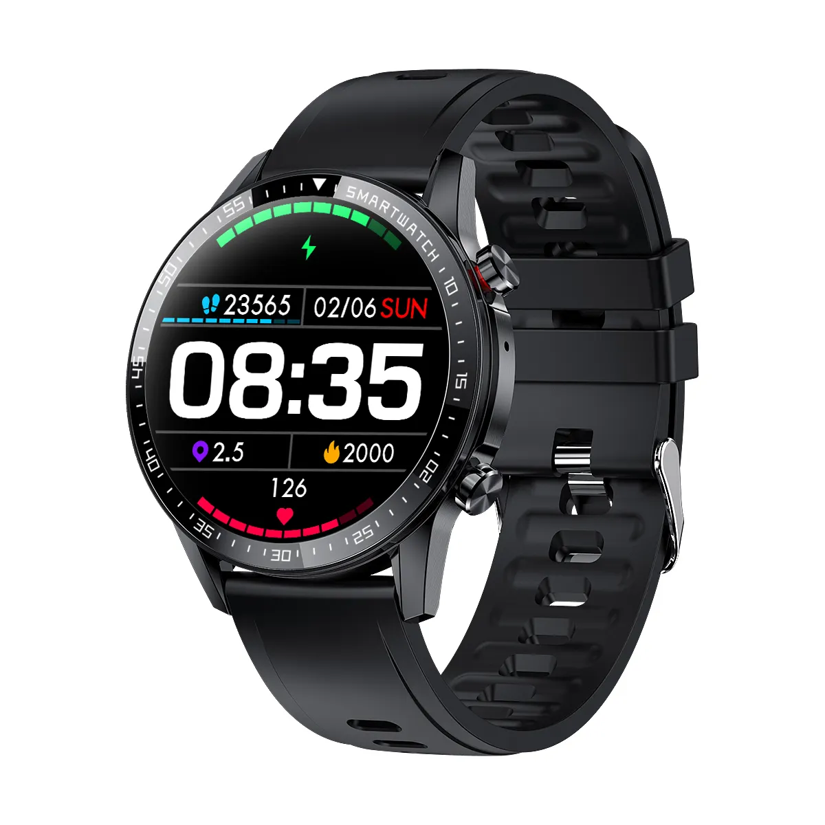 Reloj inteligente con Monitor de ritmo cardíaco y presión arterial, Smartwatch con Bluetooth, llamada, pantalla HD, Control de cámara, táctil, venta al por mayor