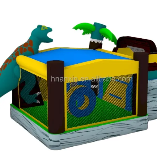 New design inflatable Dinosaur combo bouncer with slide for sale in China inflatable games inflatable castle for party rentals