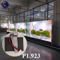 Buena calidad P1.923 pequeño píxel programable Led electrónica señal Led tablero pantalla