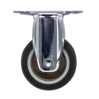 Roue de meuble en plaque de 2 pouces, 40mm, gris directionnel, Durable, vente directe d'usine
