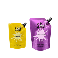 Sachets souples personnalisés avec bec verseur en aluminium de 50 ml, 100 ml, 250 ml pour cosmétiques, aliments et liquides