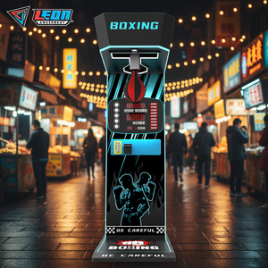 Máquina de Boxeo Comercial <span class=keywords><strong>LEON</strong></span> en Oferta, 1 Año de Garantía, Luces Intermitentes en Inglés, Chapa Metálica, 110/220V - Product Image 1