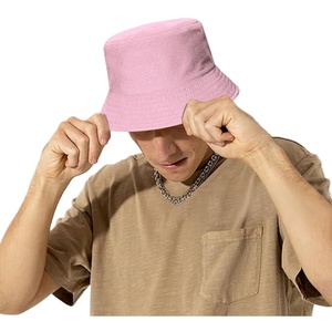Wholesale Fashion Custom logo Newest Design Custom logo High Quality Wide Brim <b>Bucket</b> <b>Hat</b> Cotton <b>Reversible</b> Fishermen <b>Hat</b> - Product Image 6