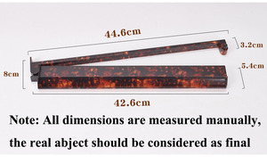 Tesnitech American Tortoise Shell Flame Grain Mahjong Racks and Pusher 2 en 1 Portátil Estándar para 4 Jugadores 4 Piezas TK - Product Image 3
