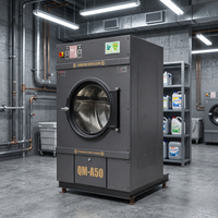 Séchoir à linge industriel entièrement automatique 50 kg, chauffé électriquement, autonettoyant, 380 V pour hôtels et usines
