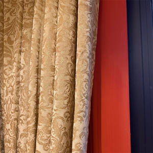 <span class=keywords><strong>Tende</strong></span> Oscuranti Jacquard in Stile Europeo Minimalista per Soggiorno, <span class=keywords><strong>Tende</strong></span> Lussuose Pronte all'Uso in Crema <span class=keywords><strong>e</strong></span> <span class=keywords><strong>Oro</strong></span> - Product Image 5