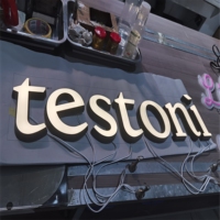 Enseigne lumineuse LED personnalisée en lettres acryliques 3D rétroéclairées, étanche IP65, pour la décoration murale de cafés, hôpitaux et commerces