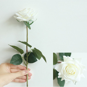 KH02 casa matrimonio ufficio decorativo rosa finto lattice reale tocco fiore in lattice rosa artificiale - Product Image 5