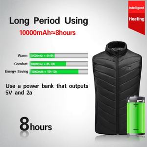 Gilet Smanicato Piumino Riscaldato Invernale Leggero con Logo Personalizzato di Fabbrica, Ricaricabile Tramite USB a Batteria per Uomo e Donna - Product Image 4