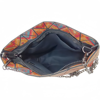 Sac à bandoulière à chaîne matelassée pour femmes avec fermeture à glissière Design pliable en liège pour les commandes en gros