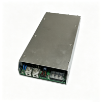 Alimentation LED RSP-75-24 750W en boîtier métallique avec ventilateur intégré et sortie CC 24V à faible ondulation pour systèmes d'éclairage industriels