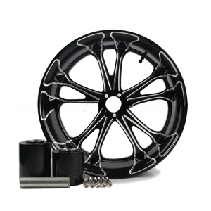 Adecuado para <span class=keywords><strong>Harley</strong></span> Breakout, Llanta <span class=keywords><strong>Trasera</strong></span> <span class=keywords><strong>Ancha</strong></span> de 18 Pulgadas con Llanta de Aluminio Forjado, Capaz de Acomodar Neumáticos de 240-260 mm de Ancho - Product Image 2
