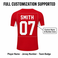 Conjunto de Uniforme de Fútbol Personalizado de Alta Calidad, Ligero, Transpirable y de Secado Rápido, para Entrenamiento
