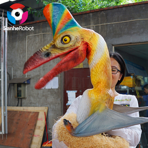 Artículo de espectáculo de Parque jurásico, marioneta de mano de dinosaurio realista para adulto - Product Image 3