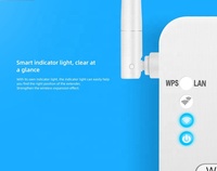 Répéteur Wi-Fi sans fil à configuration rapide avec logo personnalisé, extension de portée Internet, routeur 1200 Mbps pour PC et téléphone LGX-D7, installation simple, signal puissant