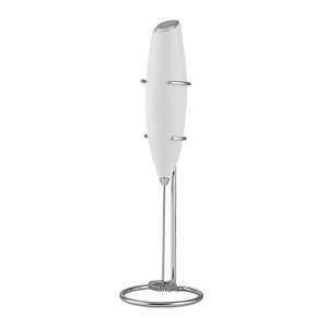 커피 음료 믹서를 위한 소형 손 스테인리스 교반기 우유 frother를 가진 전기 자동적인 소형 소형 수동 관례 - Product Image 3