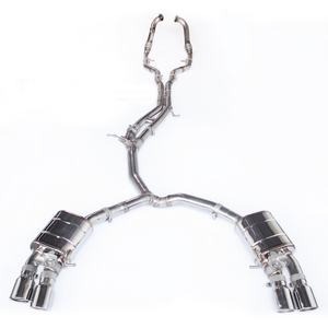 Sistema de Escape Catback Valvetronic de Alto Rendimiento de Acero Inoxidable para AUDI S5 B8 B9 - Product Image 3