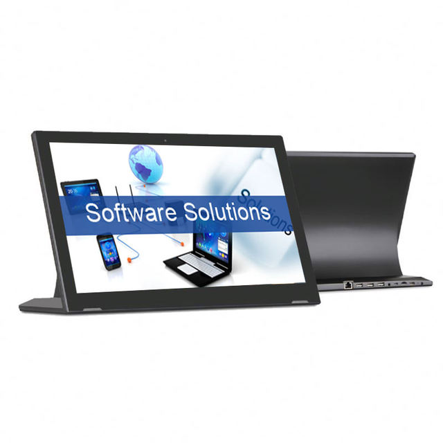 L Shape Design Multi Touch Desktop 13.3 Inch 15.6 Inch 17.3 Inch Android 10 / Android 11 Front NFC Tablet PC