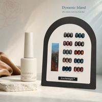 Suuseegel Luxury Dark Tone Dynamic Island 10 Couleurs Cat Eye Gel Polish Set 15ml Teal Burgundy Magnetic Nail Gel