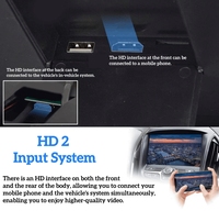 Monitor de Techo para Auto de 13.3'' 4K IPS, Pantalla Abatible, Reproductor Multimedia MP5 para TOYOTA Hiace Serie 200