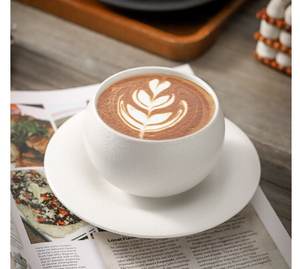 Mug à café en céramique vintage, style italien givré, pour Cabo Latte, au design raffiné, luxe léger et esthétique haut de gamme - Product Image 5