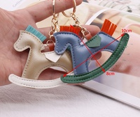 2025 Shenglu Luxe Cuir PU Charme Cheval Ailes d'Ange Sac Seau de Clé de Voiture avec Pendentif Poney Pégase Cadeau Économique avec Boucle Chaîne