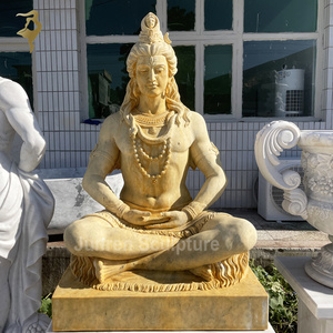 Estatua de mármol de Shiva <span class=keywords><strong>en</strong></span> meditación - Product Image 2
