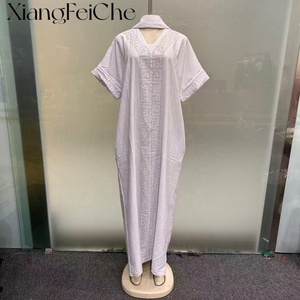 Abito Bubu da <span class=keywords><strong>Donna</strong></span> 2025 Nuovo Stile Moda Casual <span class=keywords><strong>Etnico</strong></span> Tinta Unita Ampio Africano Modesto con Diamanti - Product Image 5