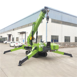 Mesin pengangkat lengan traksi mesin 5T, Crawler portabel baru hidrolik Mini Spider Crane - Product Image 4