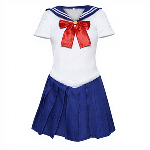 Costume de combattante magique Sailor Moon pour filles avec short, en polyester, pour Halloween et jeux de rôle pour enfants - Product Image 1