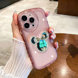 Offre Spéciale De Luxe Dessin Animé Belle <span class=keywords><strong>Mickey</strong></span> Minnie Téléphone Cas Avec Miroir TPU Couvre Pour <span class=keywords><strong>iPhone</strong></span> <span class=keywords><strong>7</strong></span> 8 XR 11 12 13 14 15 16 Plus Pro Max - Product Image 3