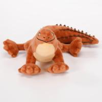 Peluche réaliste géante de salamandre, jouet en peluche doux en forme de lézard brun, cadeau personnalisé en peluche sur le thème de la faune