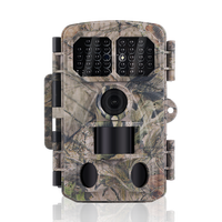 Caméra de surveillance de la faune avec angle de vue de 120 degrés, 48MP, 4K, connexion WiFi à 85 pieds, contrôle par application, diffusion en direct