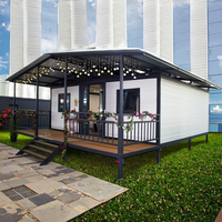 Cabine capsule de luxe préfabriquée en acier à 2 chambres, résistante aux tremblements de terre, pour parcs et appartements