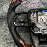 Pour Toyota RAV4 2014 Compatible avec Camry Land Cruiser Corolla Yaris pour Lexus Prado RAV4 Camry Corolla Volant en cuir
