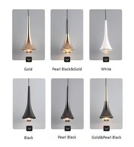 Lampada a Sospensione Moderna in Alluminio e Vetro 7W, Illuminazione Decorativa Nordica per Cucina, Isola, Ristorante e Sala <span class=keywords><strong>da</strong></span> Pranzo - Product Image 5