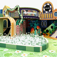 Château de jeu interactif personnalisable pour enfants, trampoline souple, équipement de terrain de jeu intérieur commercial pour enfants
