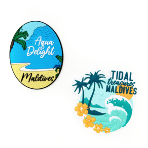 Etiqueta magnética de pizarra blanca de PVC moldeada en 3D con diseño personalizado global, imán de nevera de PVC de goma blanda. - Product Image 6