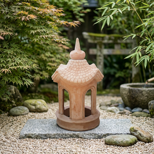 Natural Terracotta Clay Temple Design Eco-friendly Durable Large Outdoor Planter Indoor/Outdoor Flower Pot Nursery Hanging Not - Product Image 2