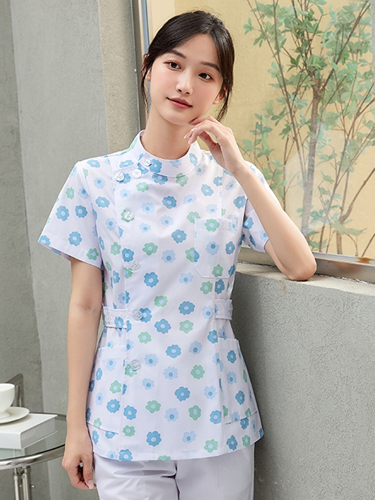 Top de manga corta Light Orchid Plum Blossom