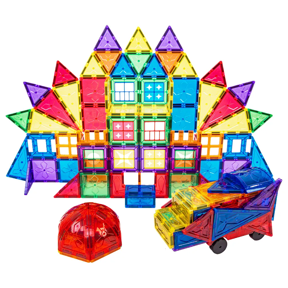 Low Moq Magnetische Plastic Speelgoed Kids Magneet Blokken Leuke Kinderen Bouwstenen Set Magnetische