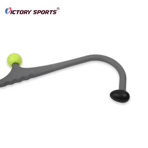 Alat Pijat Portabel Bentuk S untuk Meredakan Nyeri Otot Tongkat Pengait Titik Pijat untuk Punggung dan Leher - Product Image 4