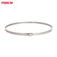 300 SS usage général 1/2 ''bande colliers de serrage personnalisés #48 conception perforée colliers de haute qualité