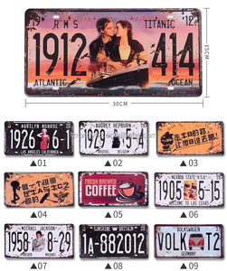 Placa de <span class=keywords><strong>Matrícula</strong></span> de <span class=keywords><strong>Coche</strong></span> de Aluminio Vintage Personalizada de Alta Calidad 2026, Placa Metálica con Número en Relieve, Decoración para <span class=keywords><strong>Coche</strong></span>, Placa Fundida a Presión - Product Image 1