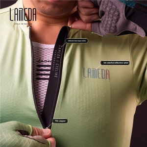 Vêtements de cyclisme personnalisés LAMEDA pour hommes, coupe ample, maillot de cyclisme <span class=keywords><strong>VTT</strong></span>, séchage rapide, chemise de vélo de montagne - Product Image 3