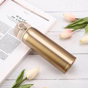 Gourde isotherme à pompe ZY 500 ml en acier inoxydable avec logo personnalisé, tasse de voyage sous vide - Product Image 5
