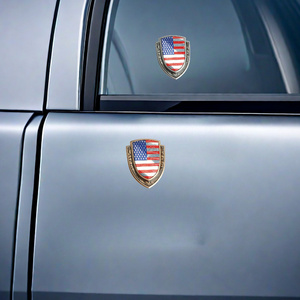 Drapeau américain patriotique emblème de <span class=keywords><strong>voiture</strong></span> en métal <span class=keywords><strong>insigne</strong></span> d'emblème de <span class=keywords><strong>voiture</strong></span> en métal personnalisé - Product Image 6
