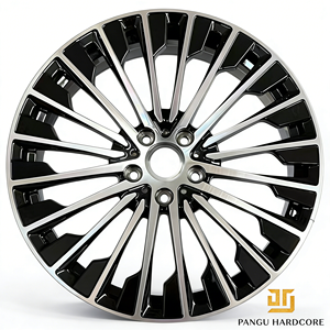 <span class=keywords><strong>ล้อ</strong></span>อัลลอยด์ฟอร์จแบบหลายก้านสีดำกึ่งเงา ขนาด 16 17 18 19 20 21 22 24 นิ้ว สำหรับรถจี๊ป ดอดจ์ รถกระบะ - Product Image 1